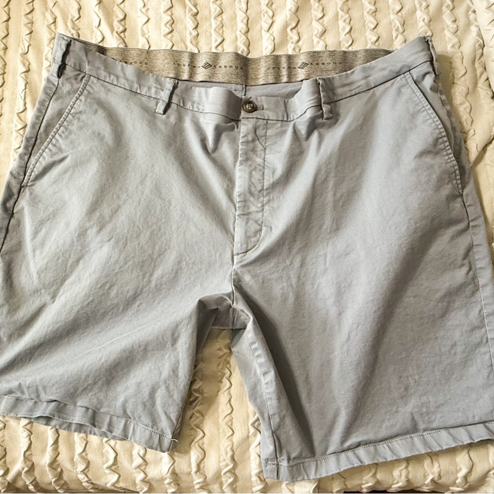 Men's Light Gray Shorts Joseph Abboud